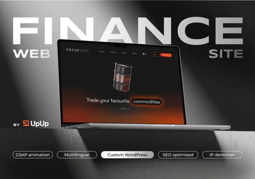 Financial Website Custom WordPress WPML, ACF, GSAP