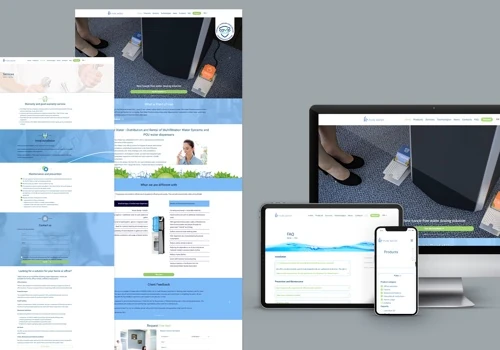 Pure Water – product website