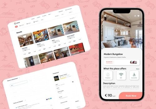 Custom marketplace platform for camping