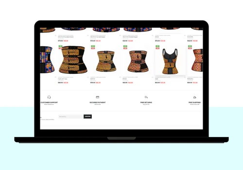 AFROWAIST – ECOMMERCE WEBSITE