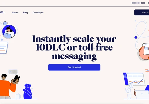 Telgorithm SaaS website and brand messaging