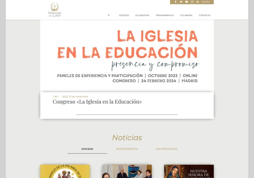 Diocésis de Lugo - Websites & Church Management