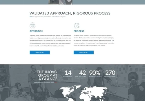 Custom Web Design for Innovation Consulting Firm
