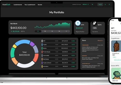 AssetDash: Investment App + Web Development