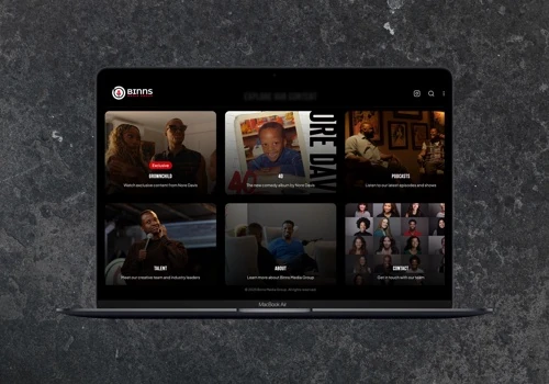 Binns Media Group Website