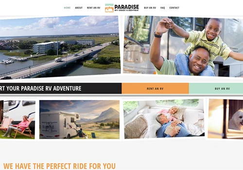 A website to sell Paradise