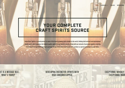 Very Customized Site for Liquor Manufacturer