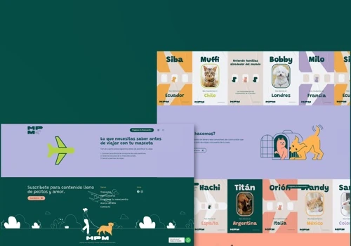 Sitio Web para Mascotas por el Mundo