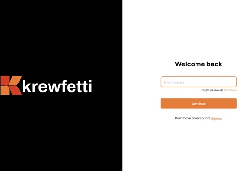 Krewfetti: Marketplace for Event Organizers