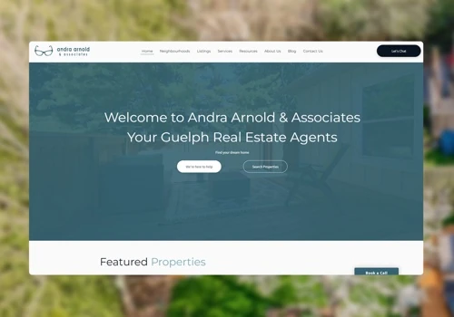 Andra Arnold & Associates Website Redesign