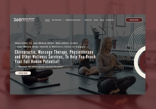 Website Redesign for 360 Brain Body Wellness