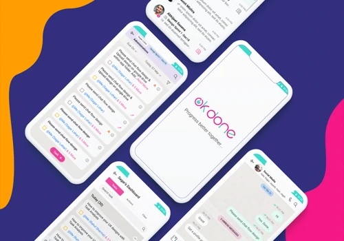 OkDone - Social Productive Messaging App
