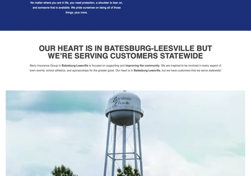 Berry Insurance Group Website Redesign