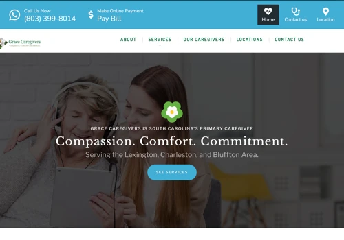 Grace Caregivers Website Redesign