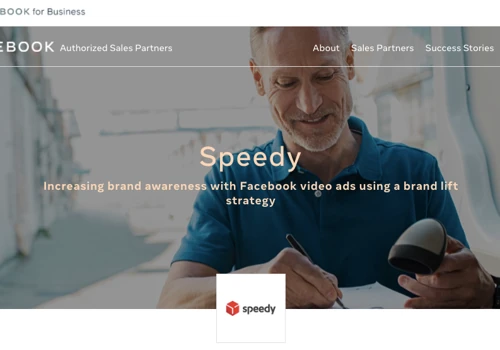 Speedy Increasing brand awareness with Facebook video ads using a brand lift strategy