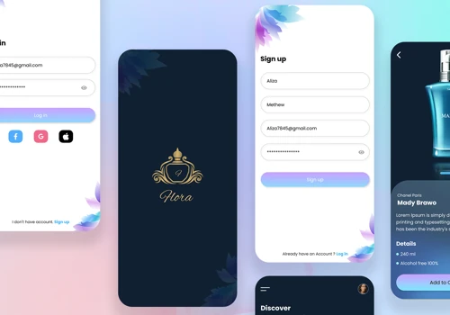 Online Perfume Store Mobile App Design