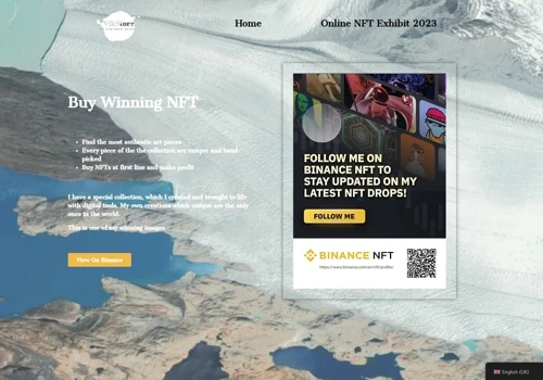 Vikstore NFT Introductory Website