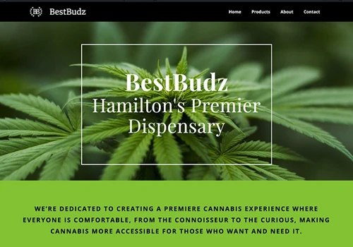 Web Design Service for Hamilton Cannabis Store