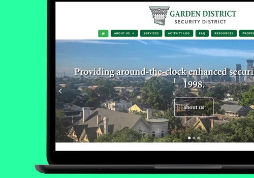 Garden District Security - Website