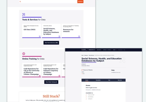 Resource app for academic researchers