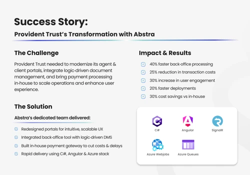 Provident Trust: Success Story