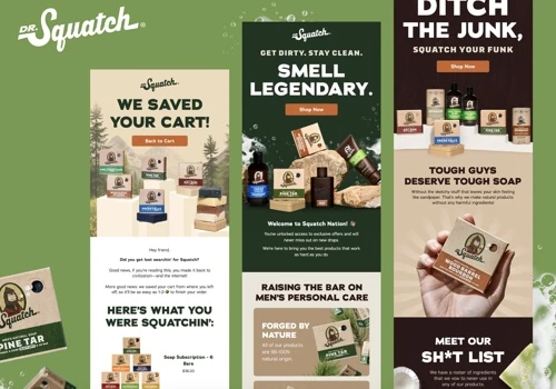 Email Design: Dr Squatch