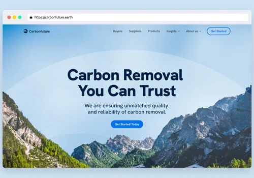Website & Design System for a Clean-Tech Startup