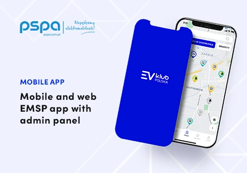 Mobile and web EMSP app with admin panel