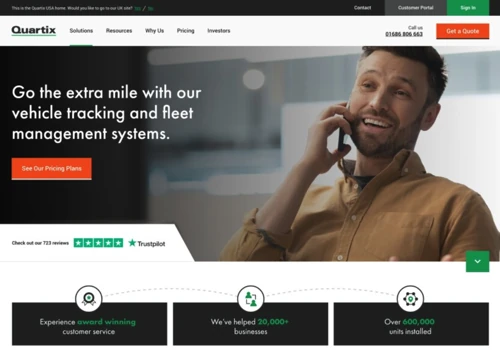 300% increase in web conversions for Quartix
