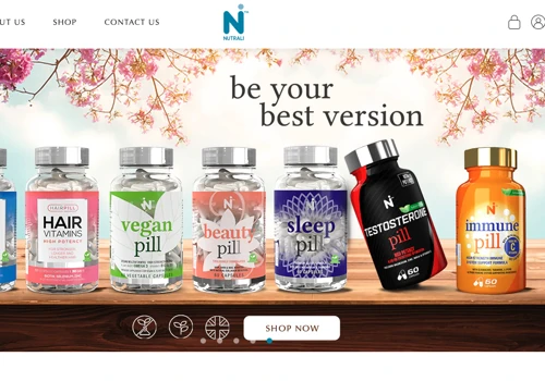 Shopify store for Beauty brand