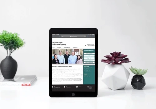 Sayer Insurance Company - Web Design