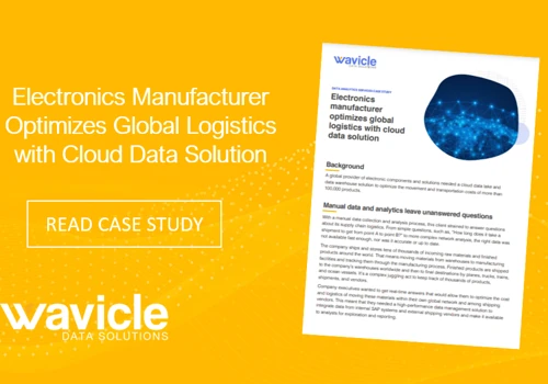 Electronics manufacturer optimizes logistics with AWS cloud solution
