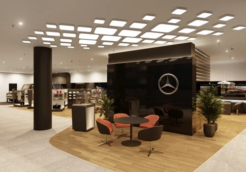Mercedes Benz Showroom