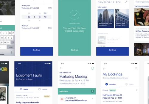 Web Design – Singapore Land