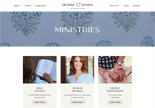 Reclaiming Hearts Website and Branding