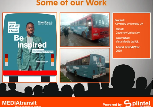 Bus Campaign for Coventry University uk