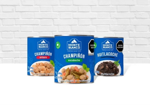 Graphic design of materials for food brand
