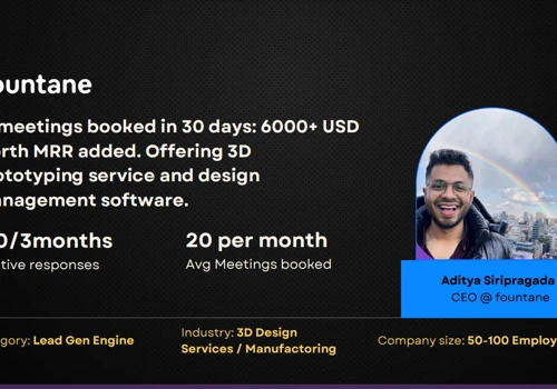 Email-based Outreach for 3D Design Service