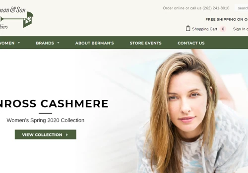 Berman Basics Shopify Website Development