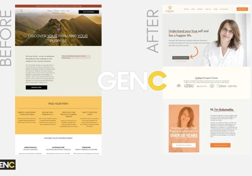 Website Re-design to optimize conversion