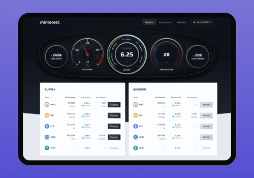 Web Design, Dev & QA for Lending Protocol Company