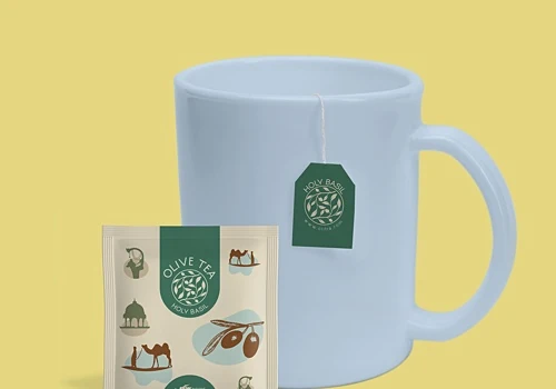 JSW Foundation Olive Tea Packaging Design