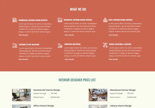 Most beautiful interior design company website by great folks of maplebrains