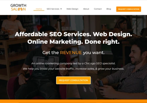 Growth Saloon New Website