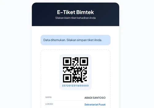 E-Ticket Claim