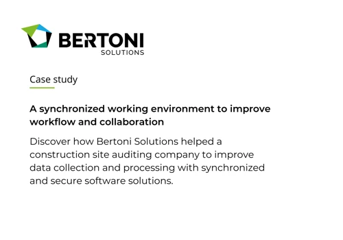 Custom solution to construction site auditing comp