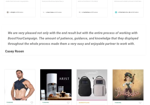 +1800 Kickstarter & Indiegogo Campaigns Since 2010