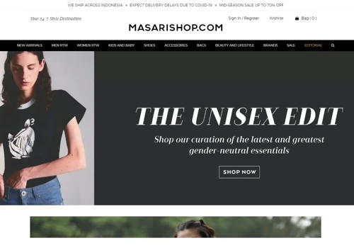 Fashion Retail - Masarishop.com (Magento)