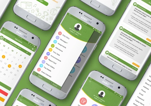 School management app UI Design