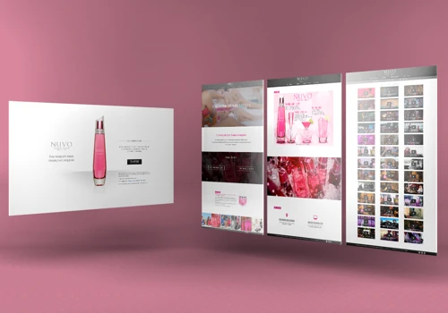 Web Design for Sparkling Nuvo
